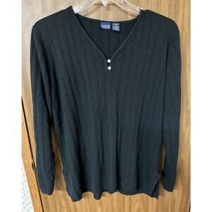 Ladies Honors Plus Size Black Sweater - 2X (22W/24W)